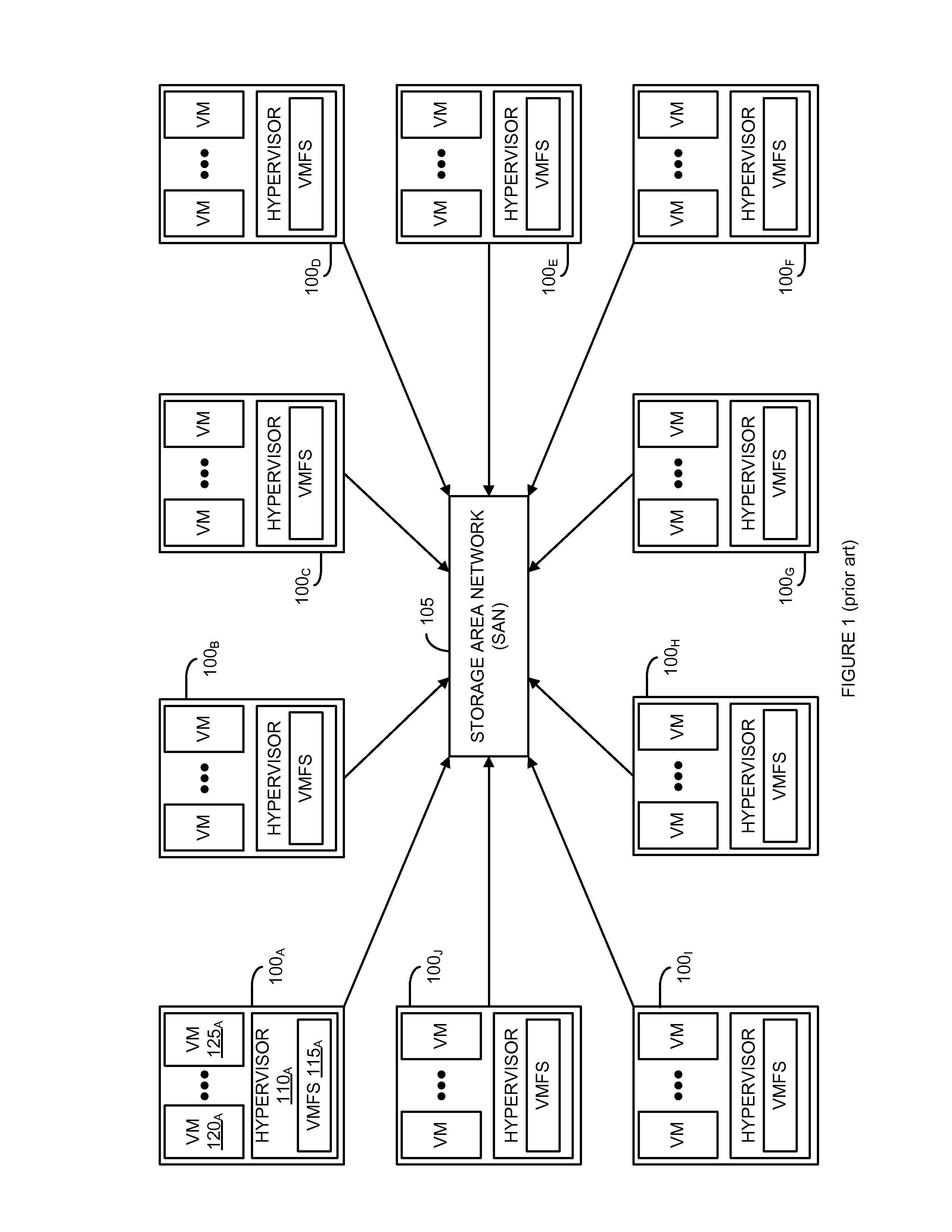 System and method for replicating disk images in a cloud computing based virtual machine file system