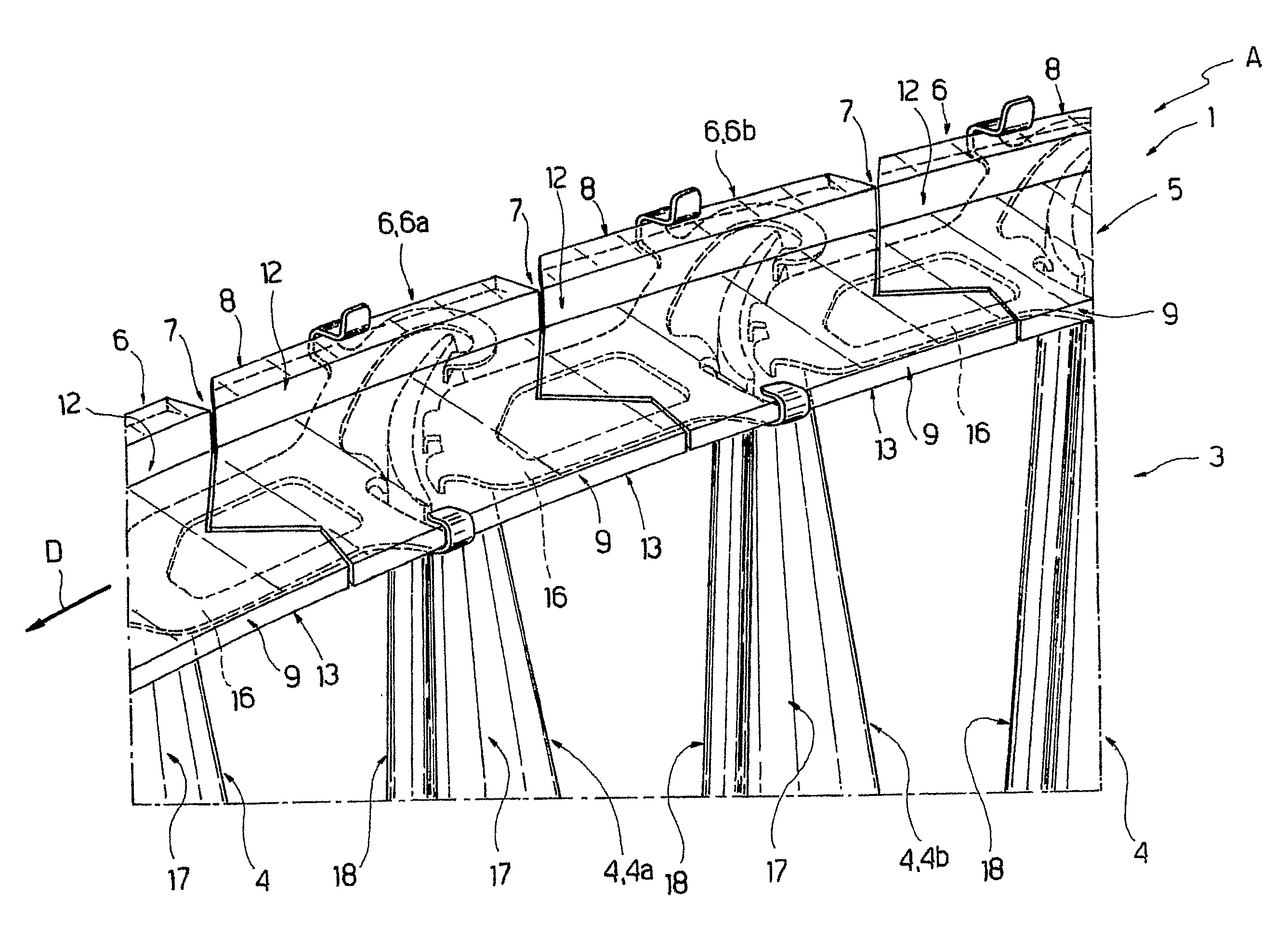 Rotor for turbomachines with shrouded blades