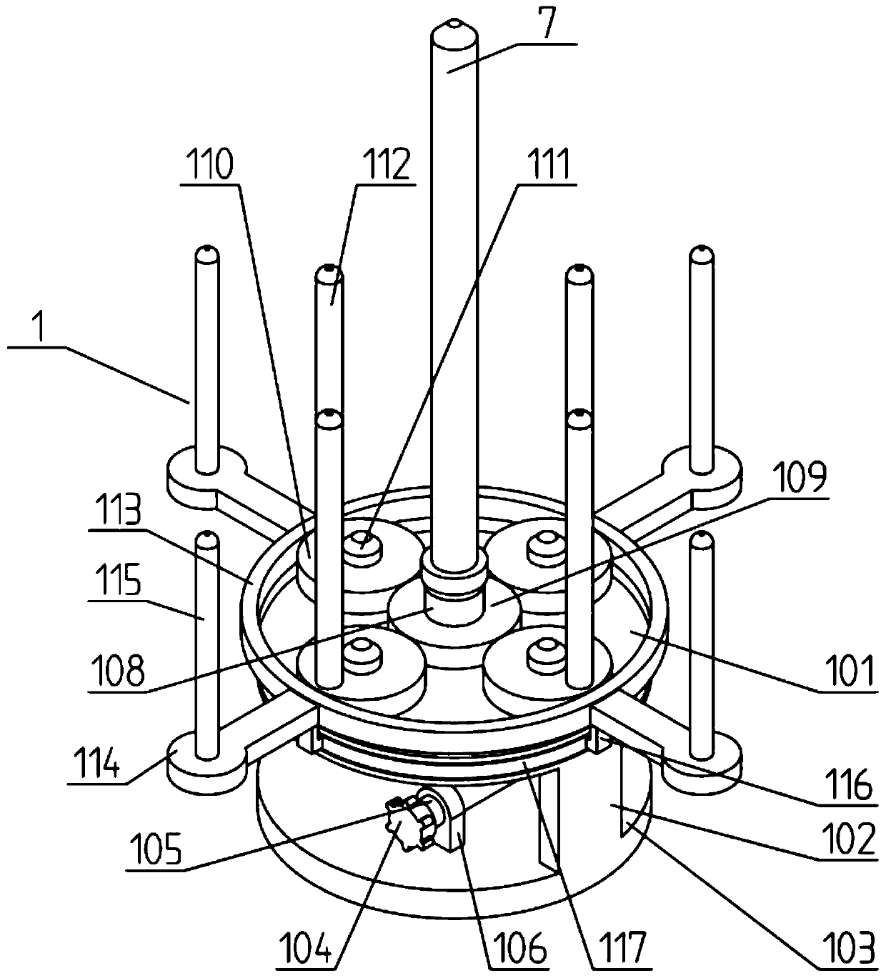 Fixed 5G base station convenient to adjust