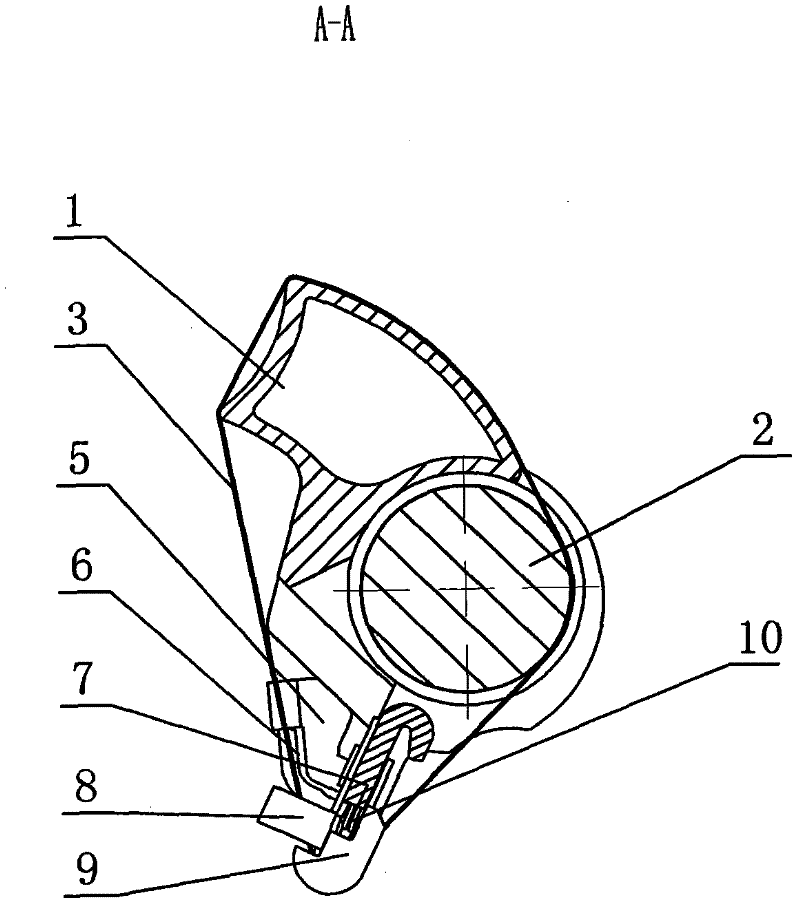 Tension support mechanism of compact spinning device