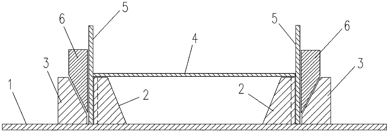 I-shaped steel welding platform and application method thereof