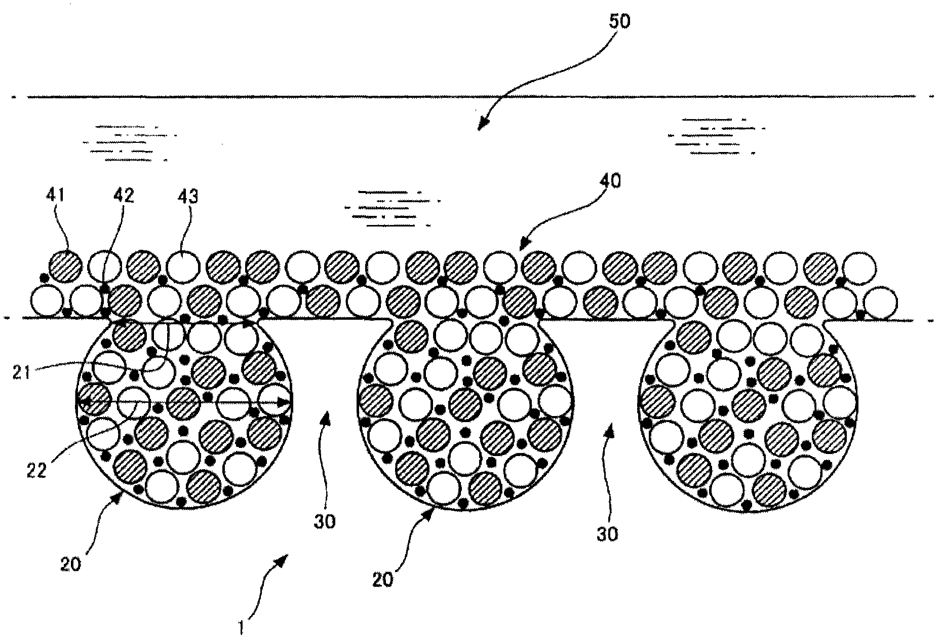 Electrode for secondary cell, method for producing the same, and secondary cell