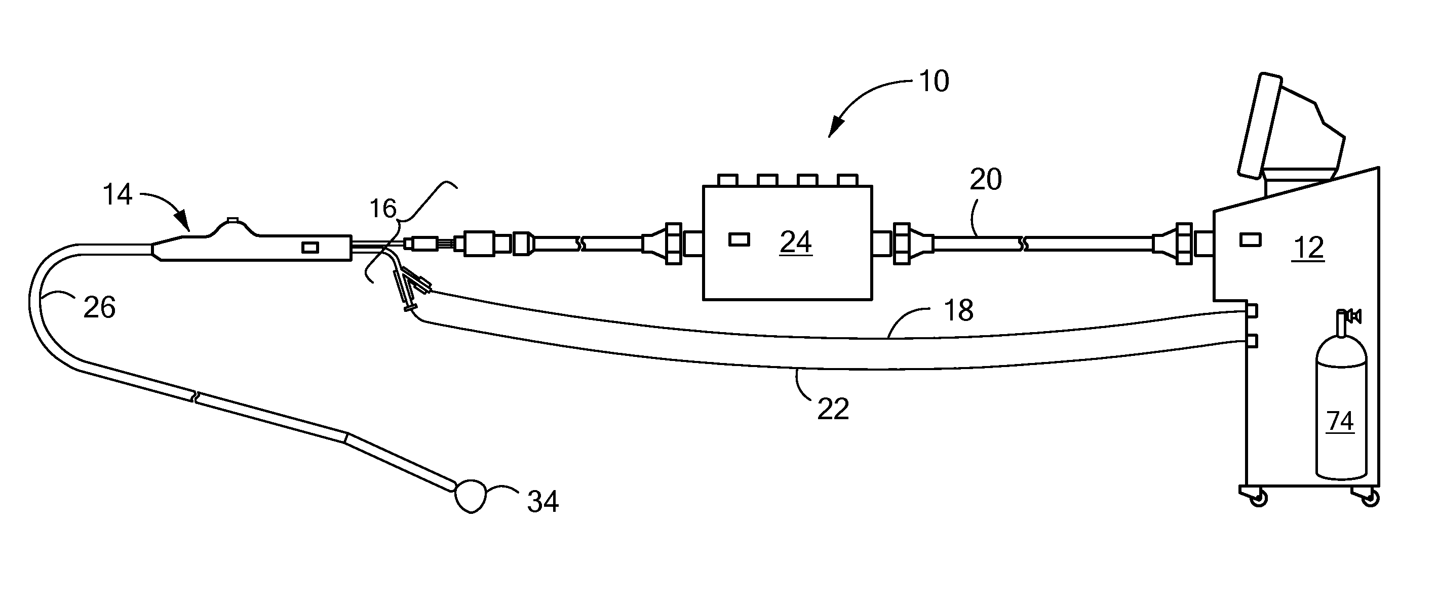 Endoluminal ablation cryoballoon and method