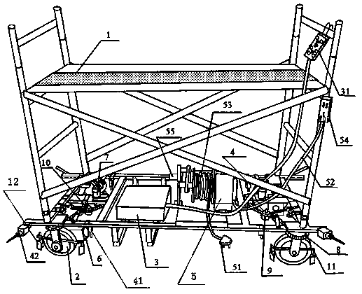 Movable scaffold