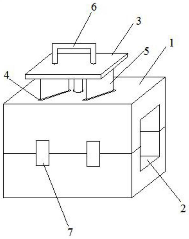 Ornamental peach tree grafting device