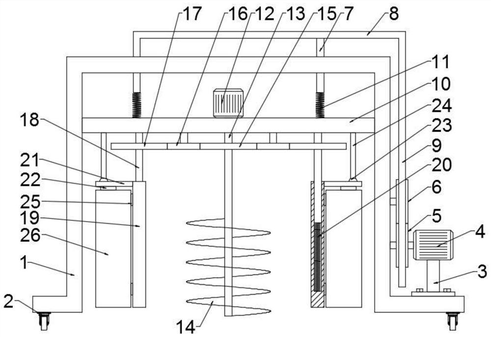 Tree planting pit digging device for gardens