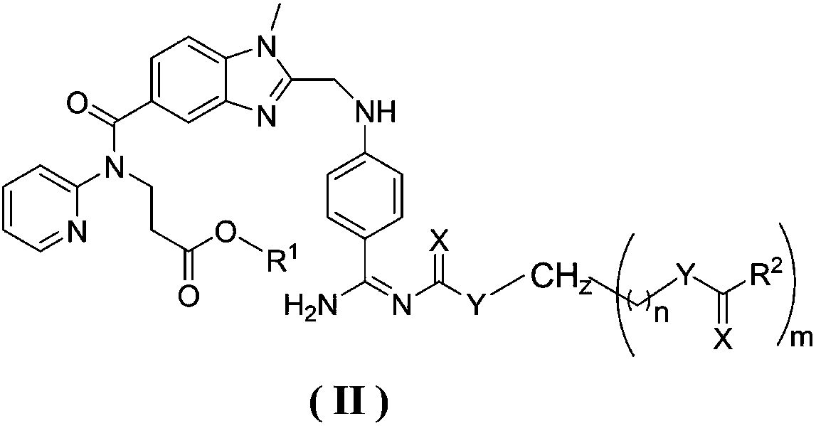 Dabigatran etexilate derivative and pharmaceutical use thereof