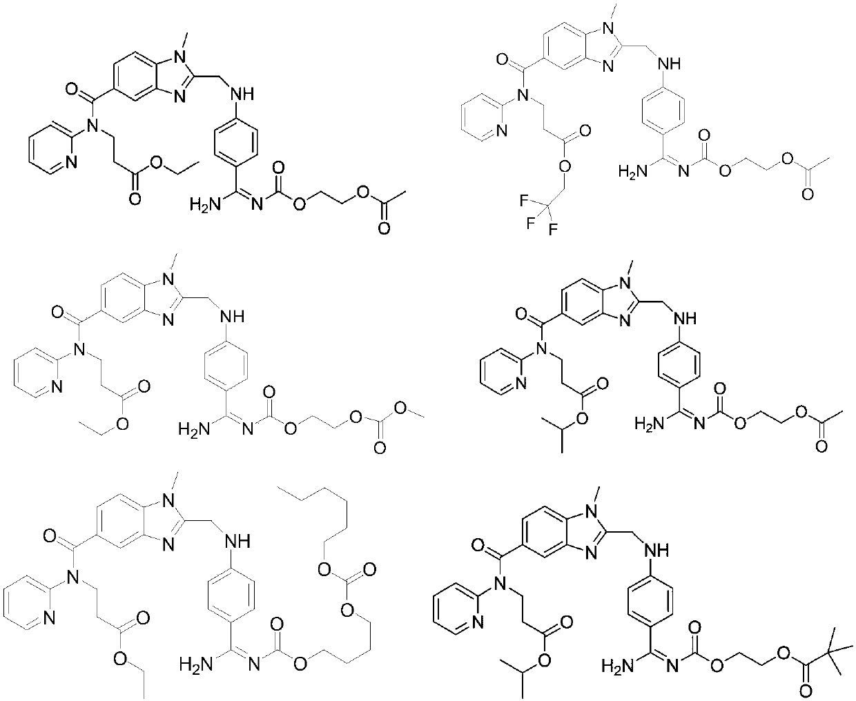 Dabigatran etexilate derivative and pharmaceutical use thereof