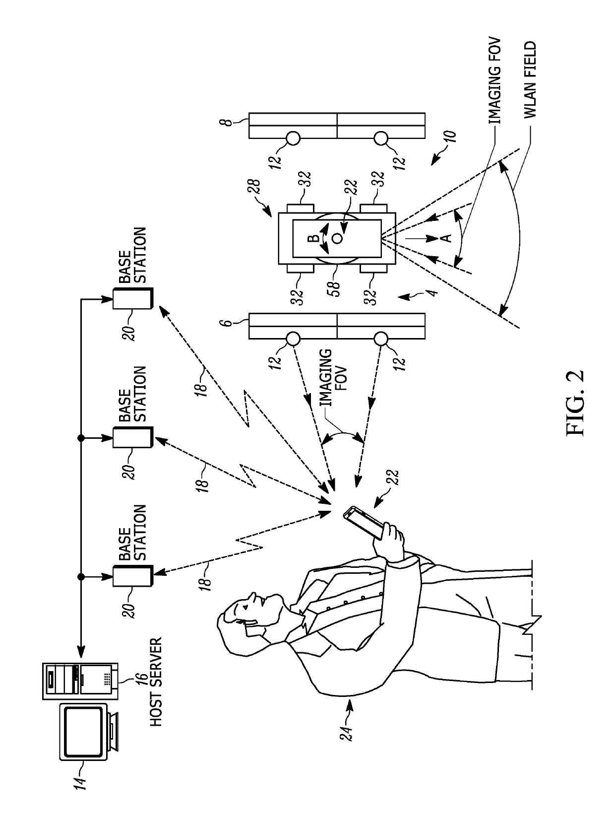 Arrangement for, and method of, analyzing wireless local area network (WLAN) field coverage in a venue