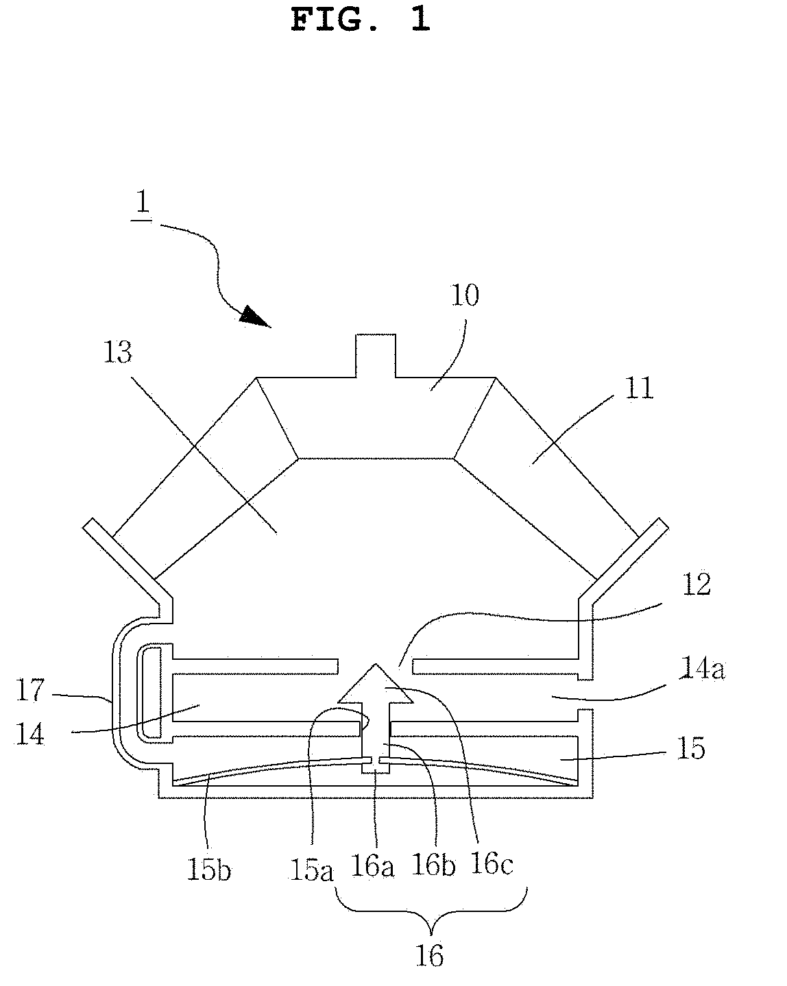 Hydraulic mount having unidirectional damping membrane