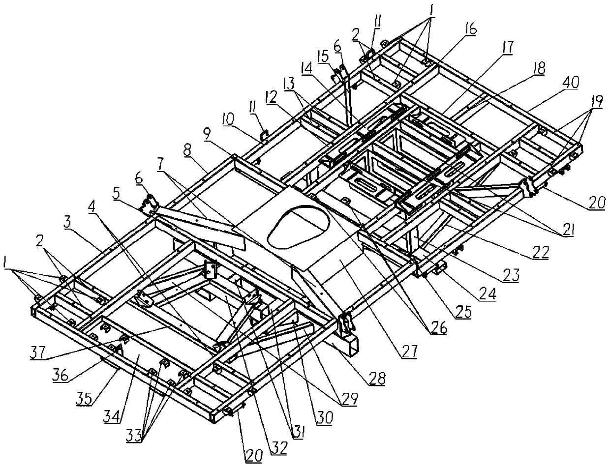 A tracked vehicle and its tracked vehicle frame