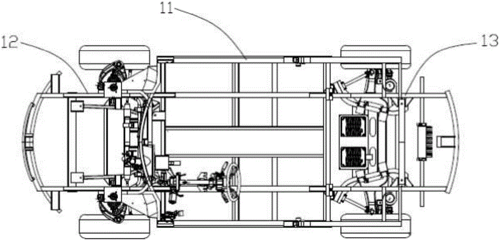 Monocoque electric vehicle and assembling method thereof