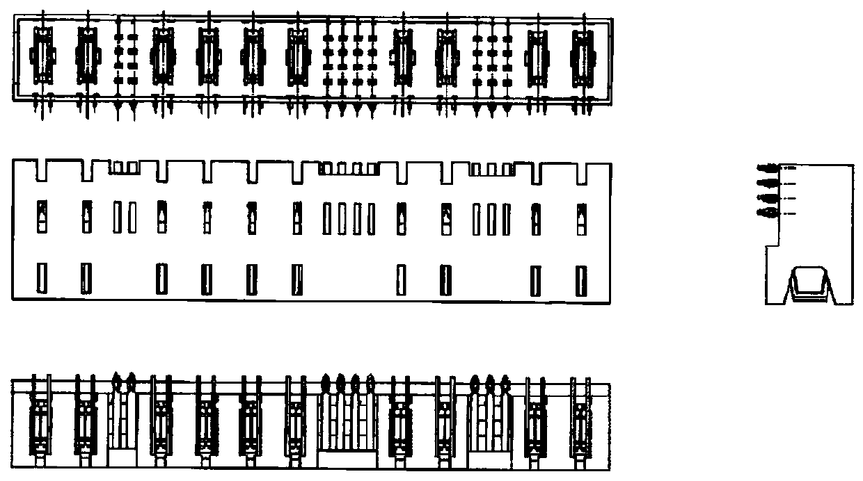 Crimping device and method for PCB connector