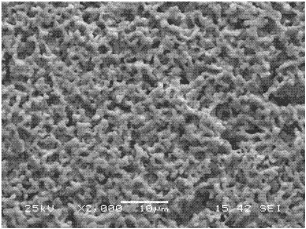 A kind of preparation method of microporous, high-porosity nickel-chromium-molybdenum porous material