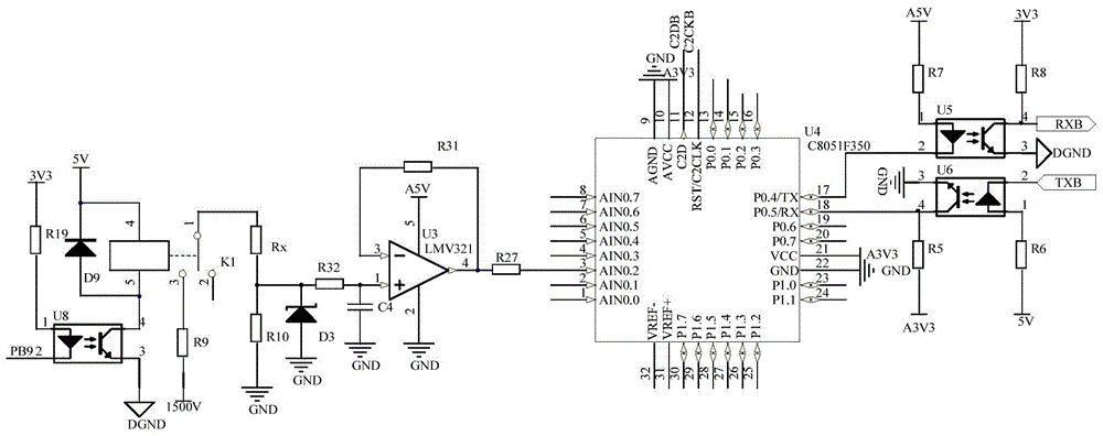 Real-time monitoring system for insulation of underground large-power device