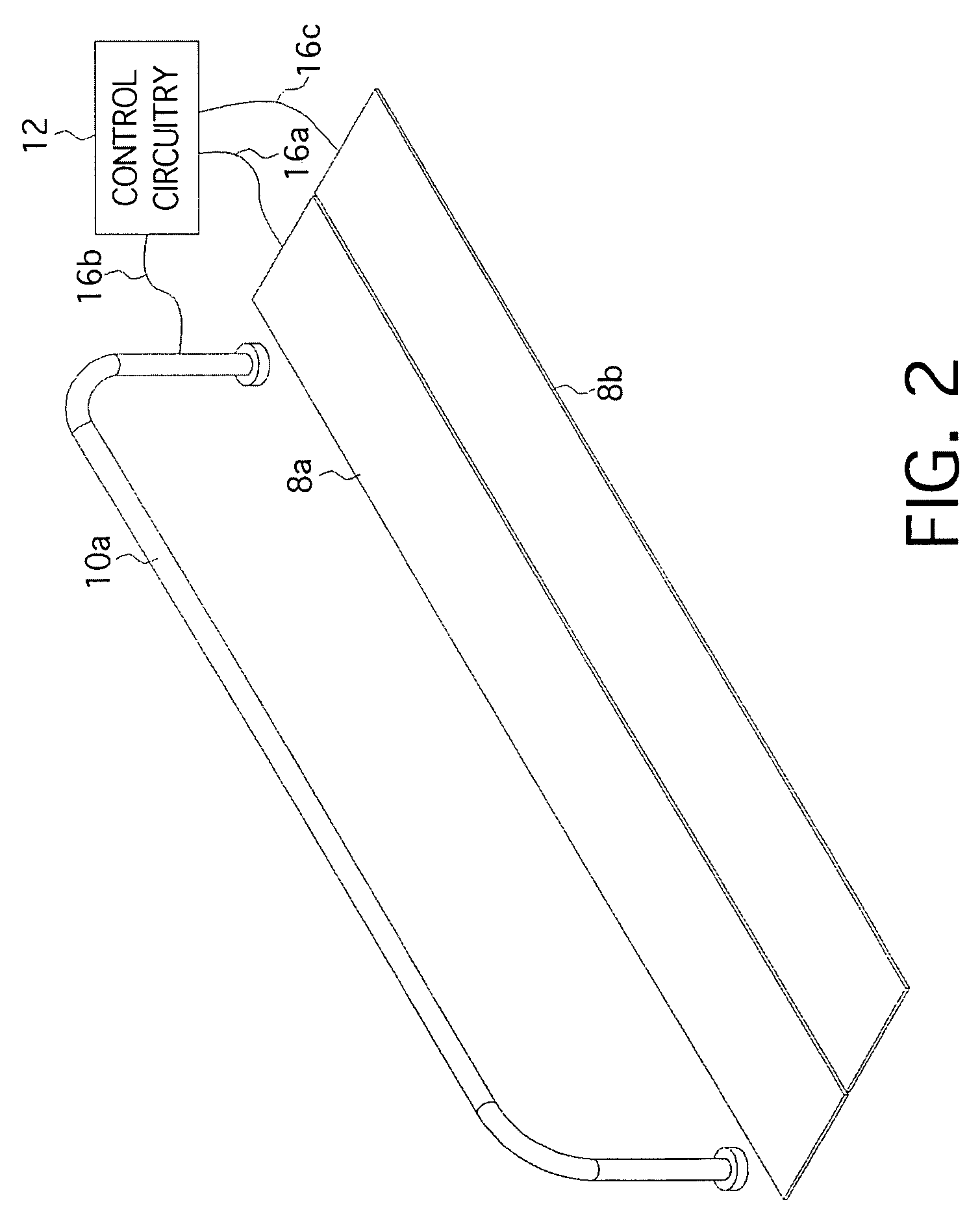 Static electricity monitor comprising a walking footpad electrode and handrail electrode