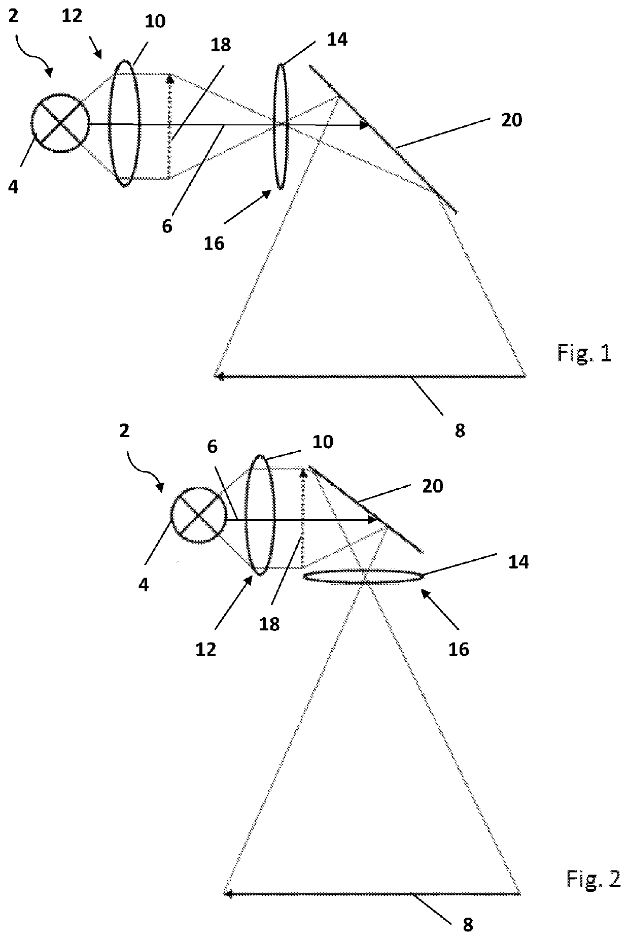 Illumination apparatus, vehicle component and vehicle