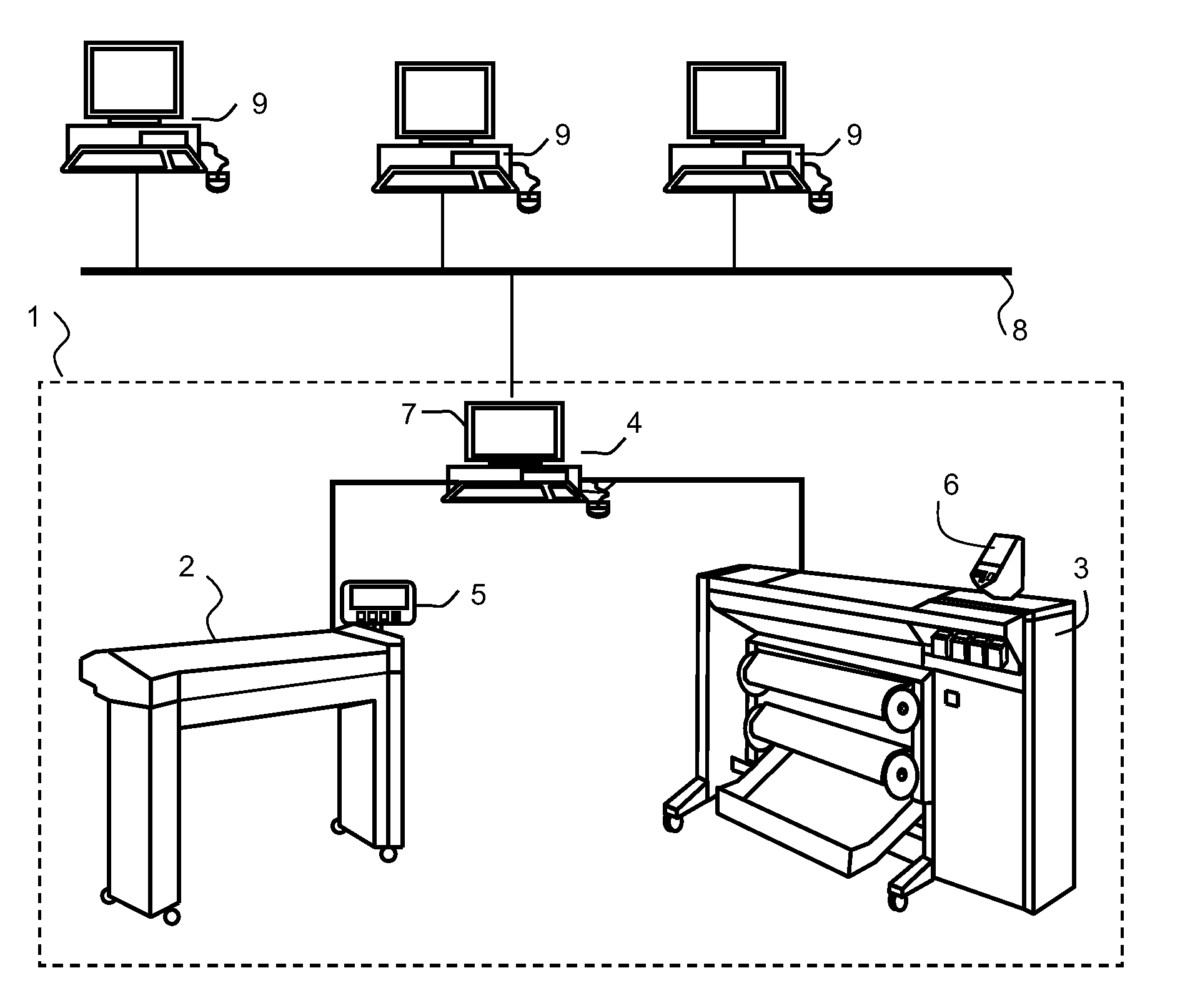 Image processing system for processing a digital image and image processing method of processing a digital image