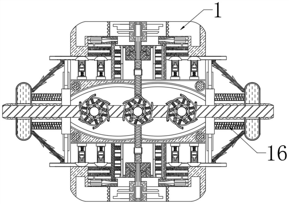 Intelligent manufacturing device capable of automatically and quickly fixing computer by using rotating force