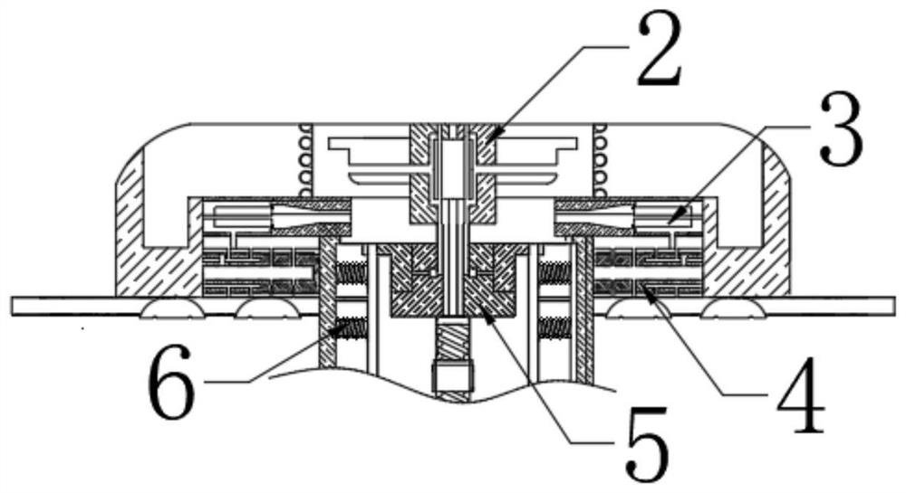 Intelligent manufacturing device capable of automatically and quickly fixing computer by using rotating force