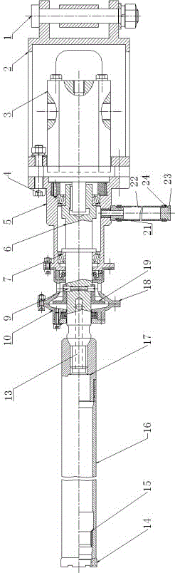 Carrying type deep sea core drilling machine