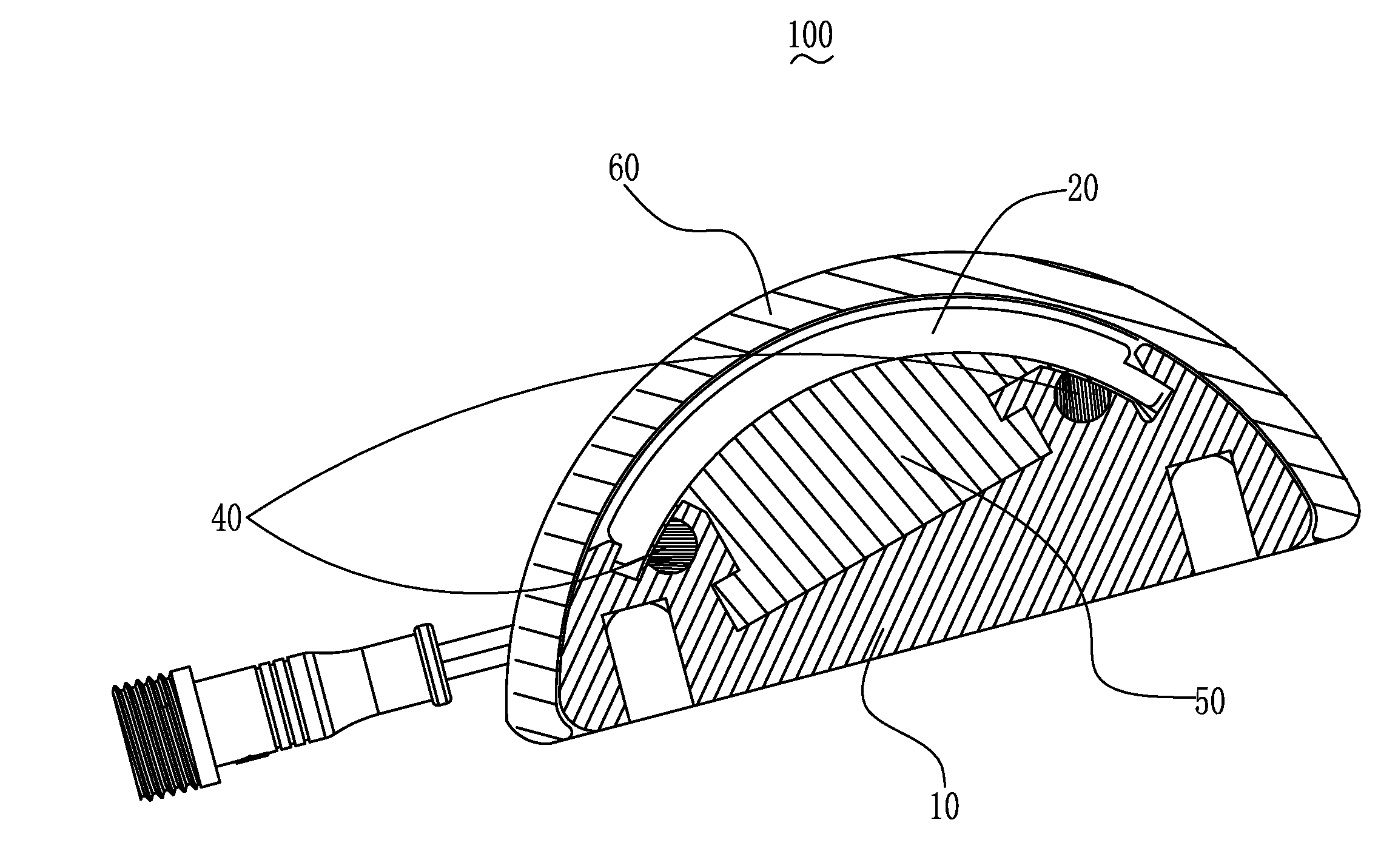 LED Lamp Having Waterproof Structure