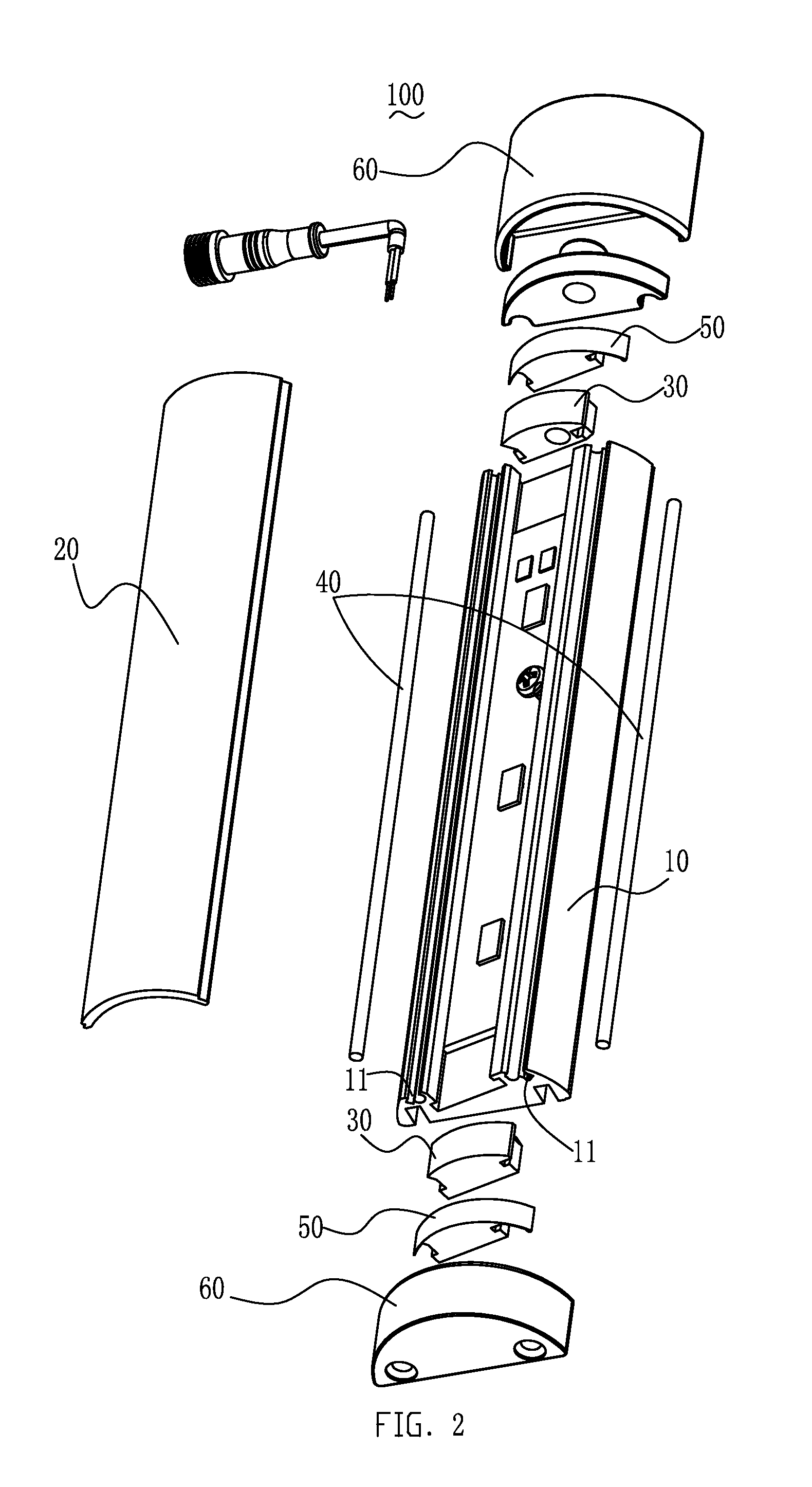 LED Lamp Having Waterproof Structure