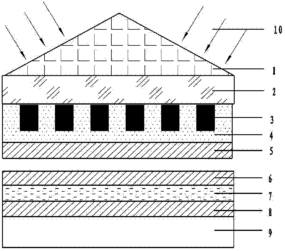 Photoetching image device and method for realizing super-resolution imaging through enhancing illumination numerical aperture