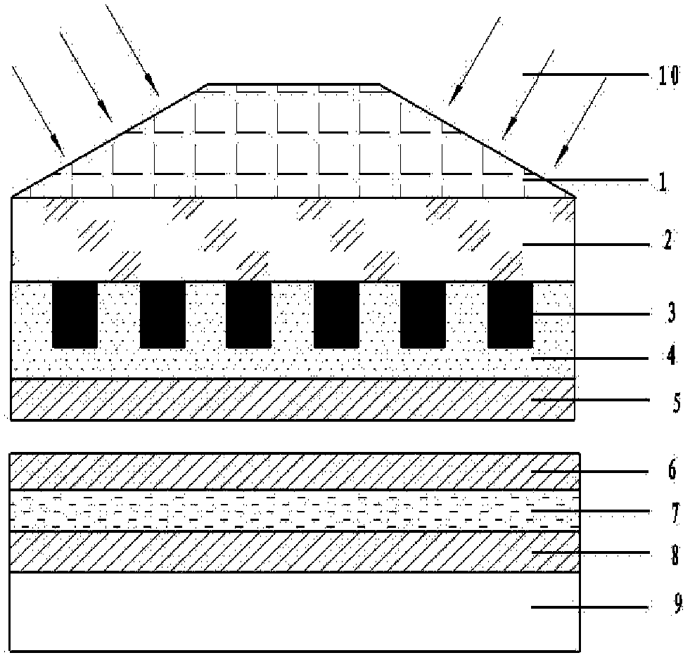 Photoetching image device and method for realizing super-resolution imaging through enhancing illumination numerical aperture