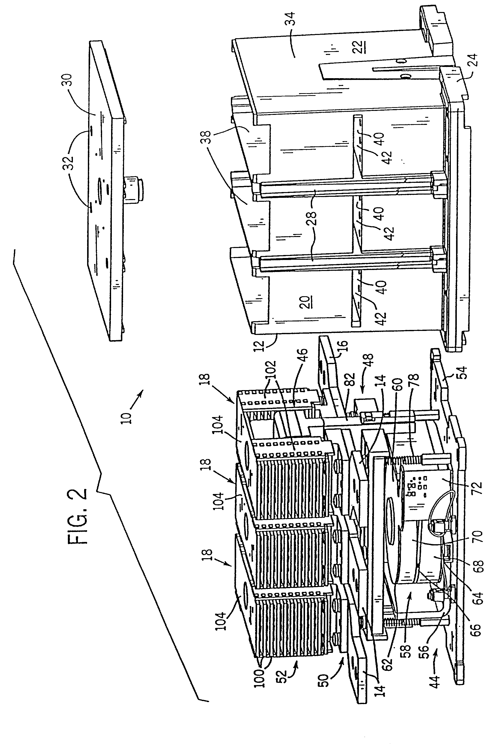 Electromagnetic operator for an electrical contactor and method for controlling same