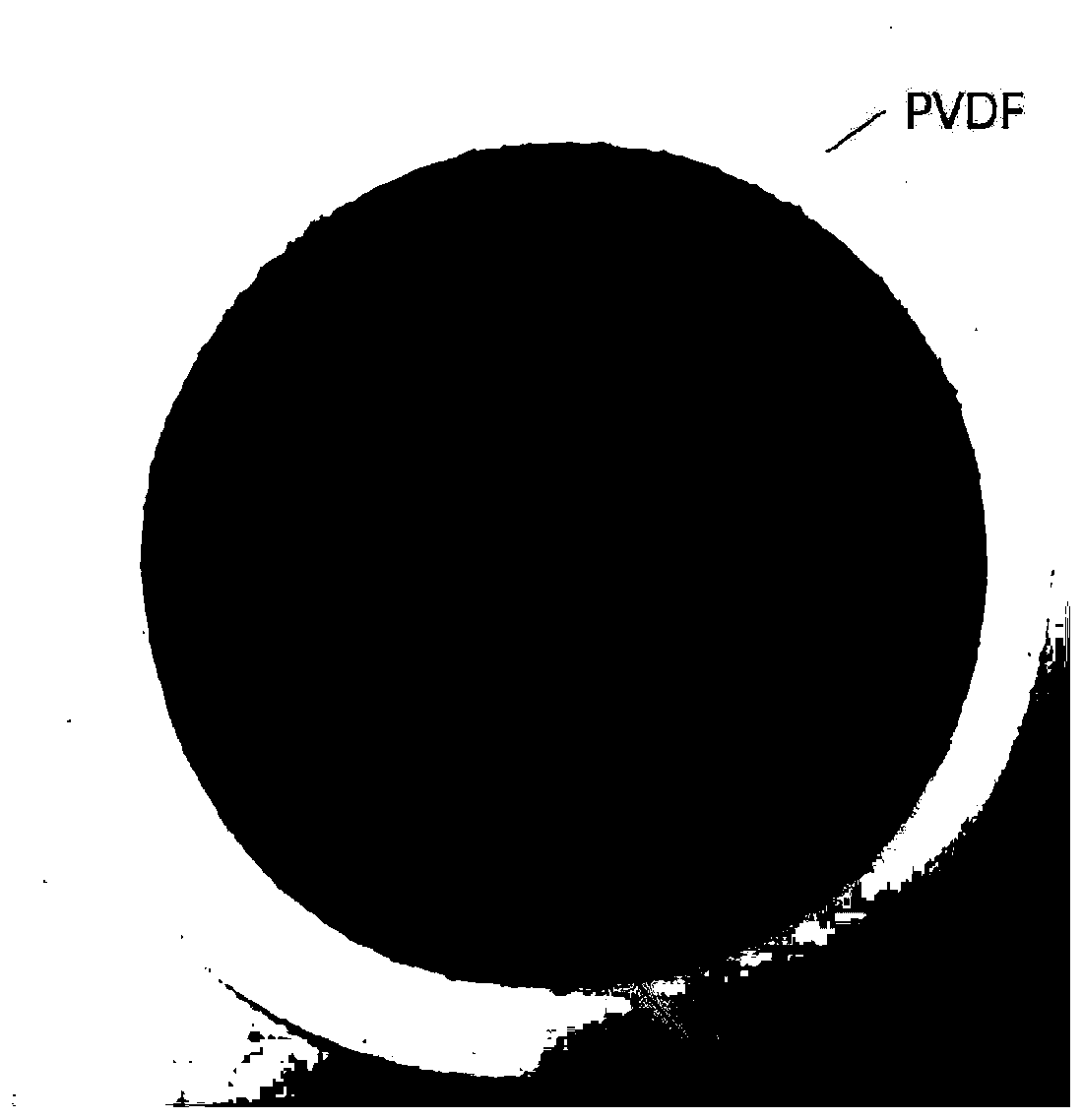 Membrane electrode used for ozone/electrical filtration coupled water treatment system as well as preparation method and application of membrane electrode