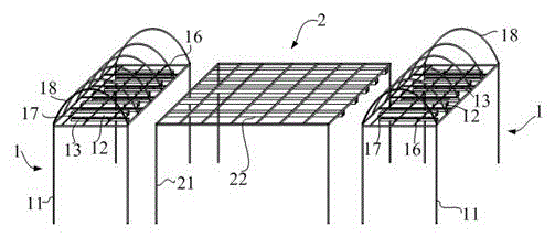 Drawing type three-dimensional planting greenhouse set for edible mushrooms and using method thereof