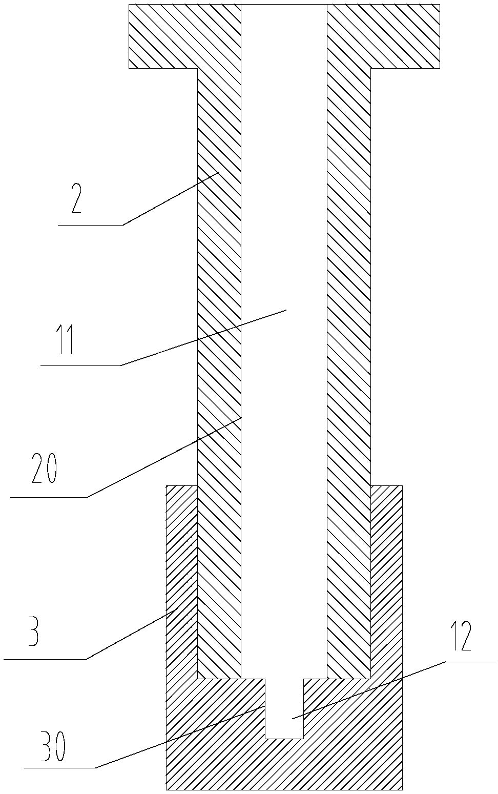 Simple retreating stopping screw nail