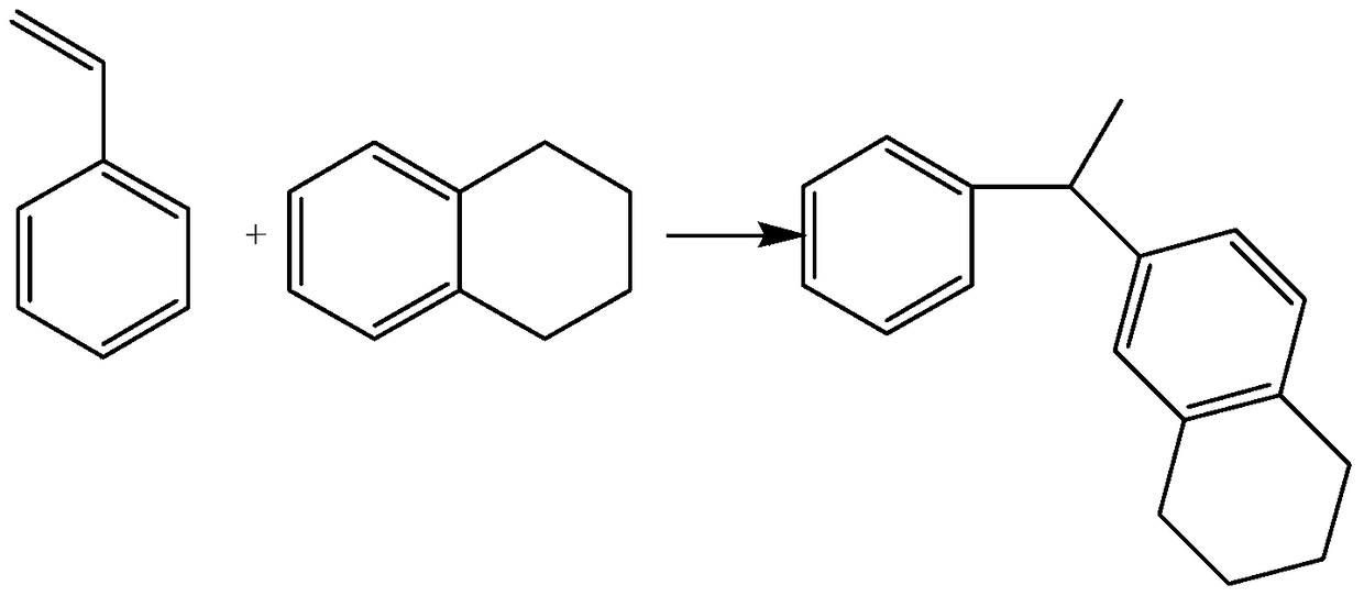 Heat-conducting fluid 1-phenyl-1-(cyclohexyltoluene) ethane isomer and its synthesis method