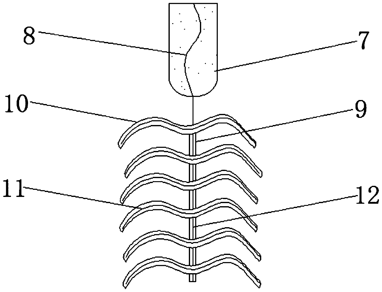 Corrosion-resistant concrete structure of a sea-crossing bridge