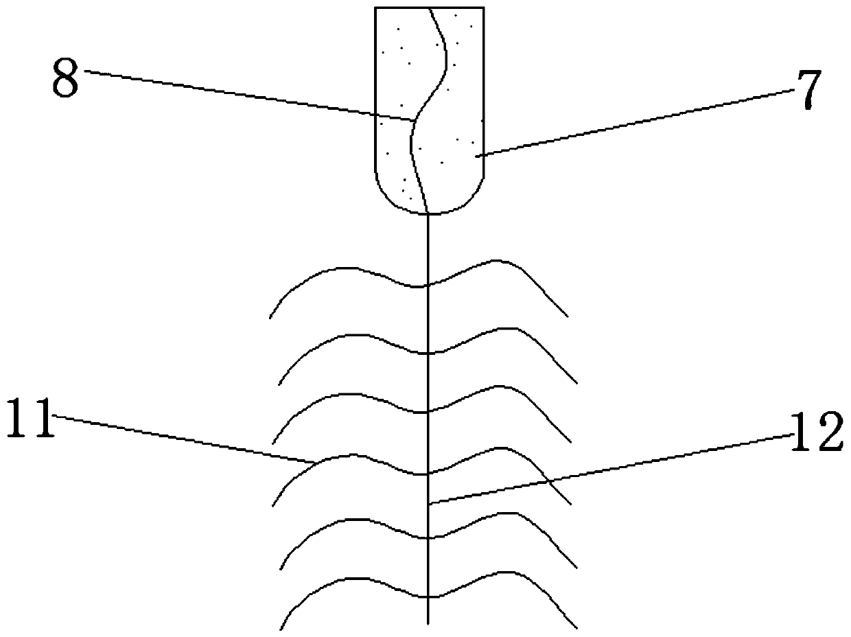 Corrosion-resistant concrete structure of a sea-crossing bridge