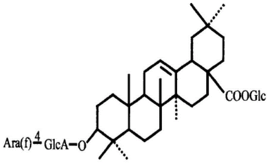 Novel application of total saponin of aralia taibaiensis