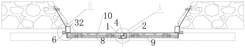 Fire-proof structure of landing door