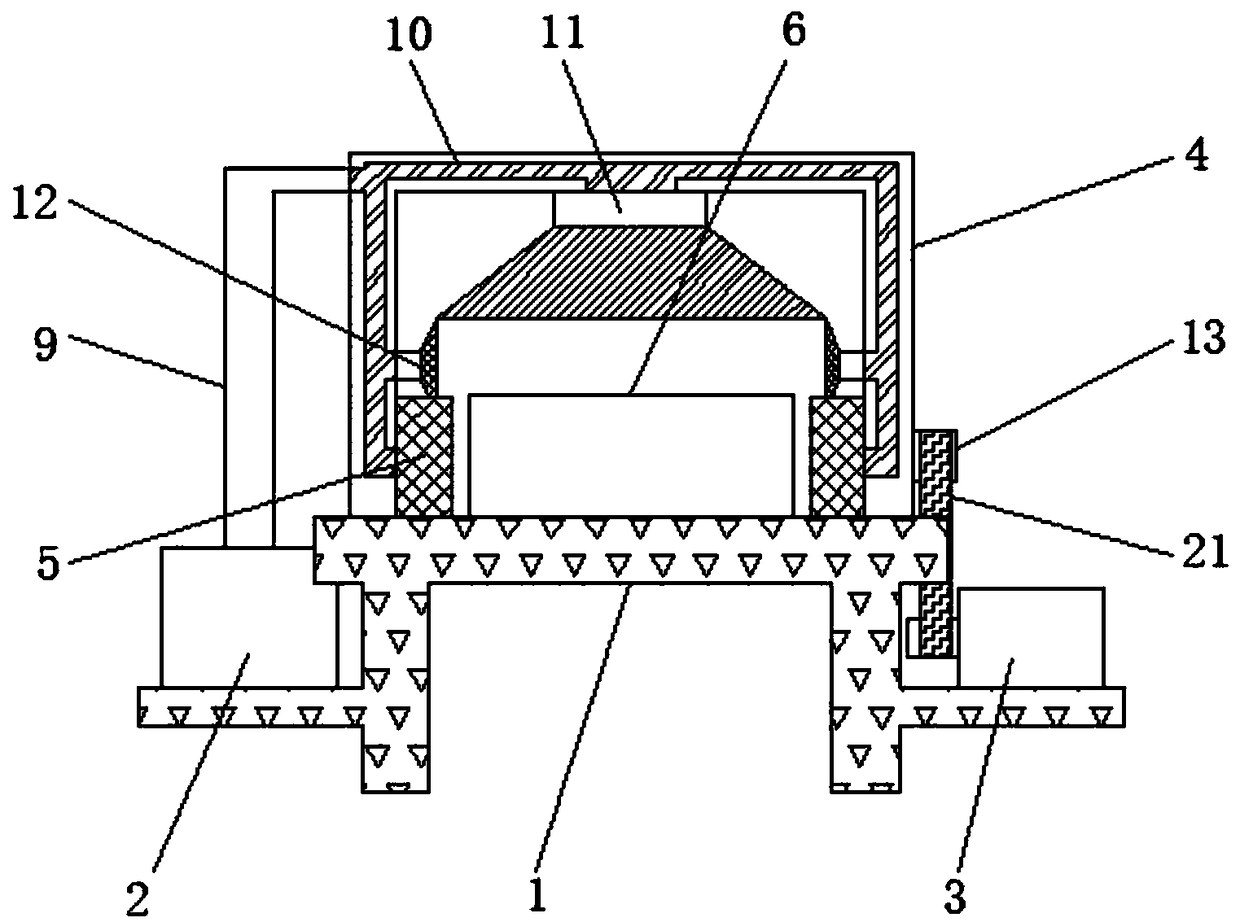 Textile equipment with sweeping device