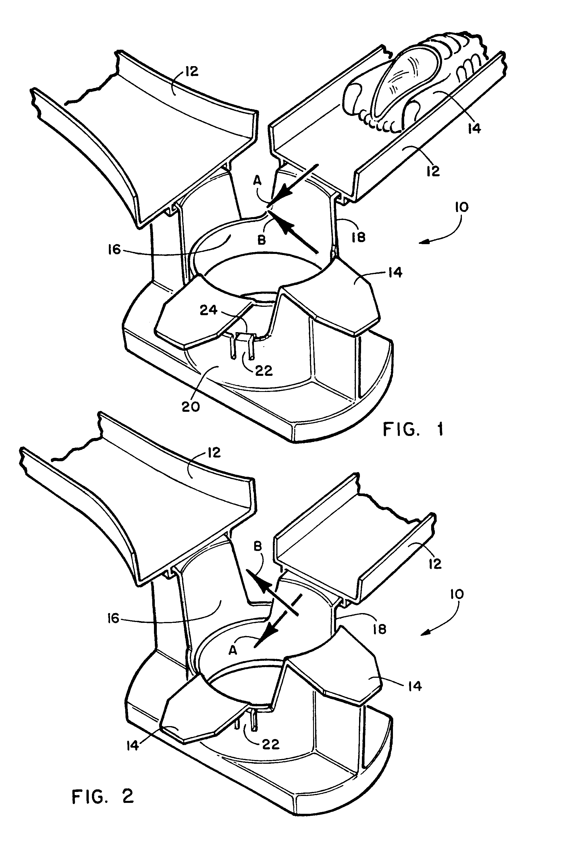 Toy vehicle intersection with elevational adjustment