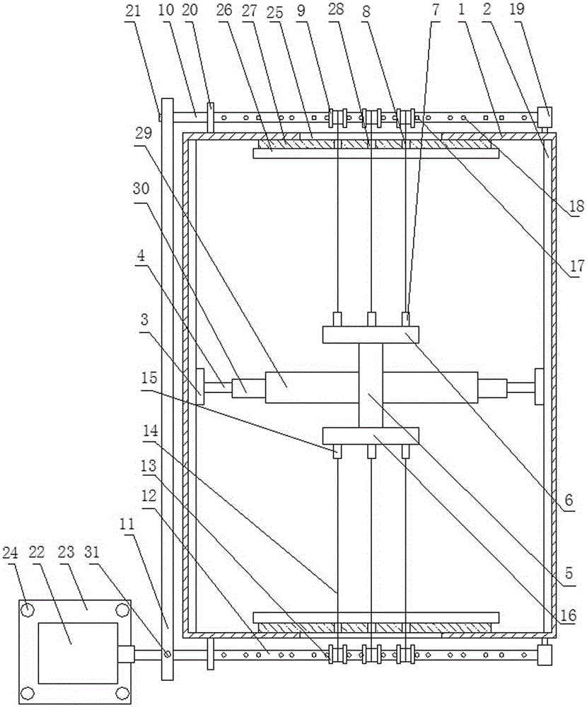 Composite calender fermentation device with cleaning function