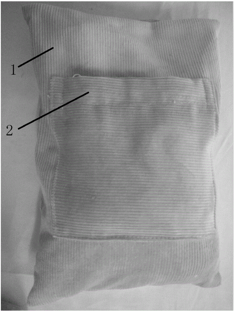 External hot compress treatment bag and use method thereof