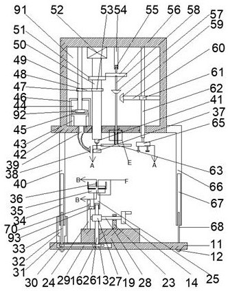 Gem grinding device capable of automatically changing tool and collecting dust