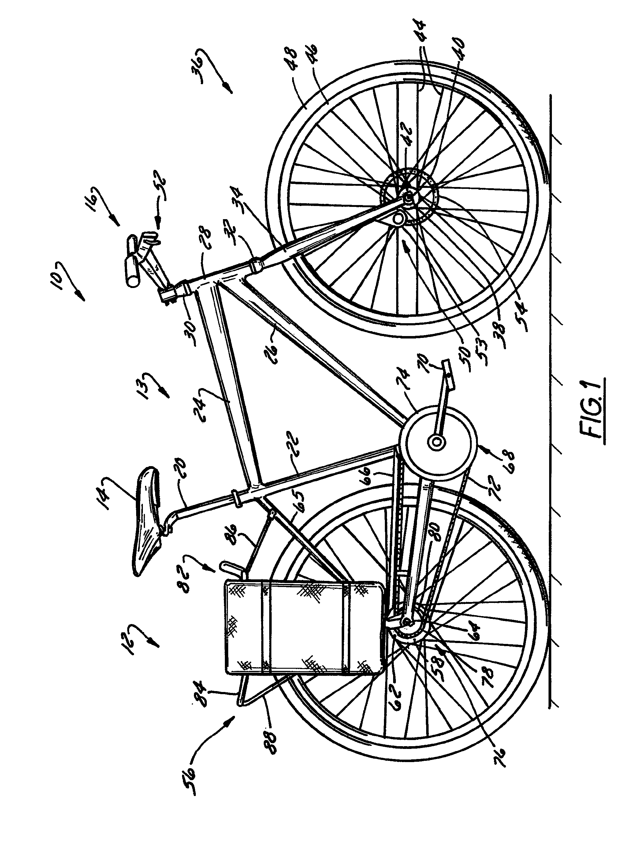 Bicycle pannier mounting system