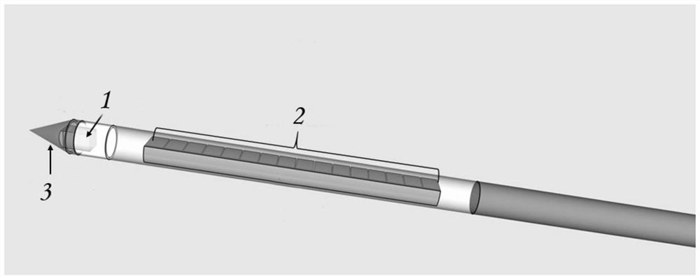 Irreversible acoustic perforation device, device and computer readable storage medium