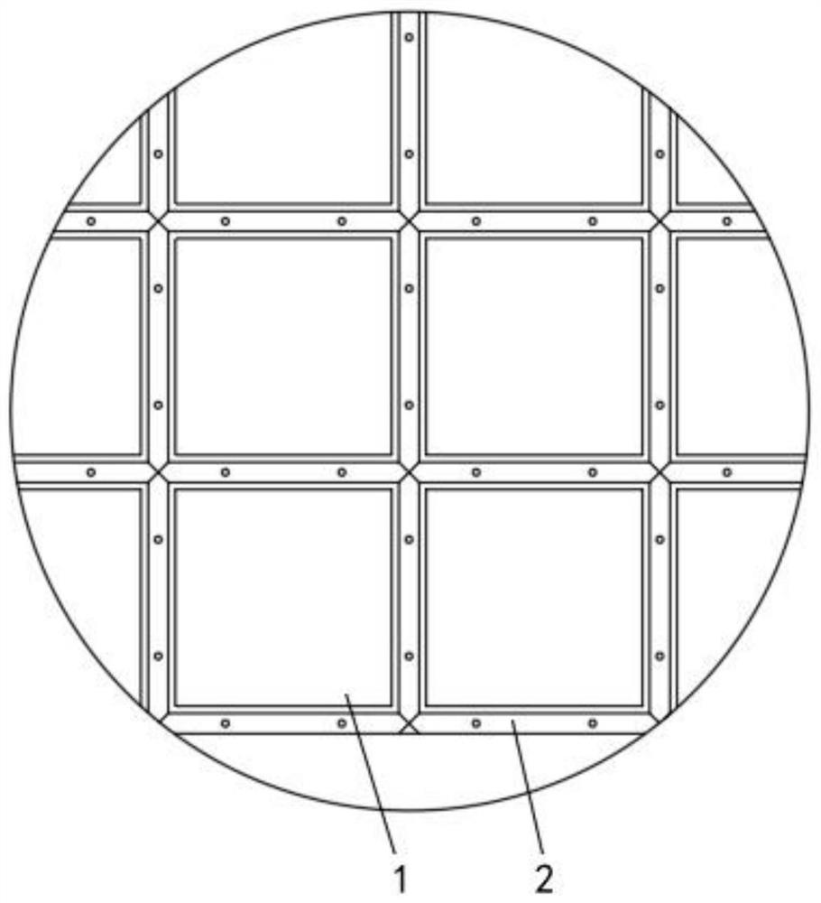 A decorative panel structure and its construction method