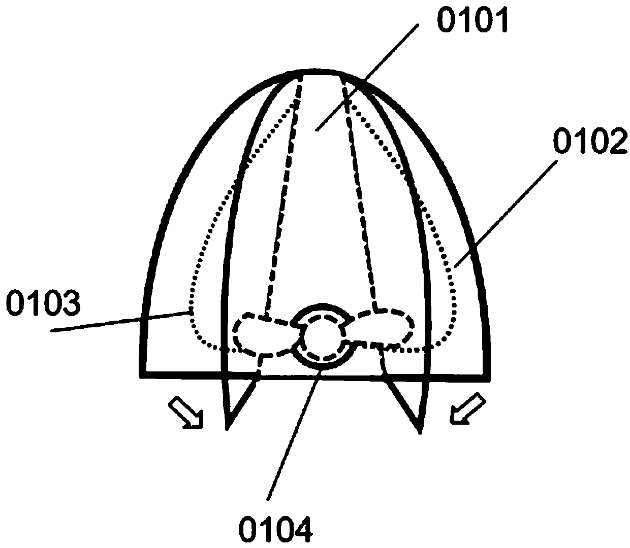 Human-throat diagnosis and treatment simulating device capable of being started through sound discrimination