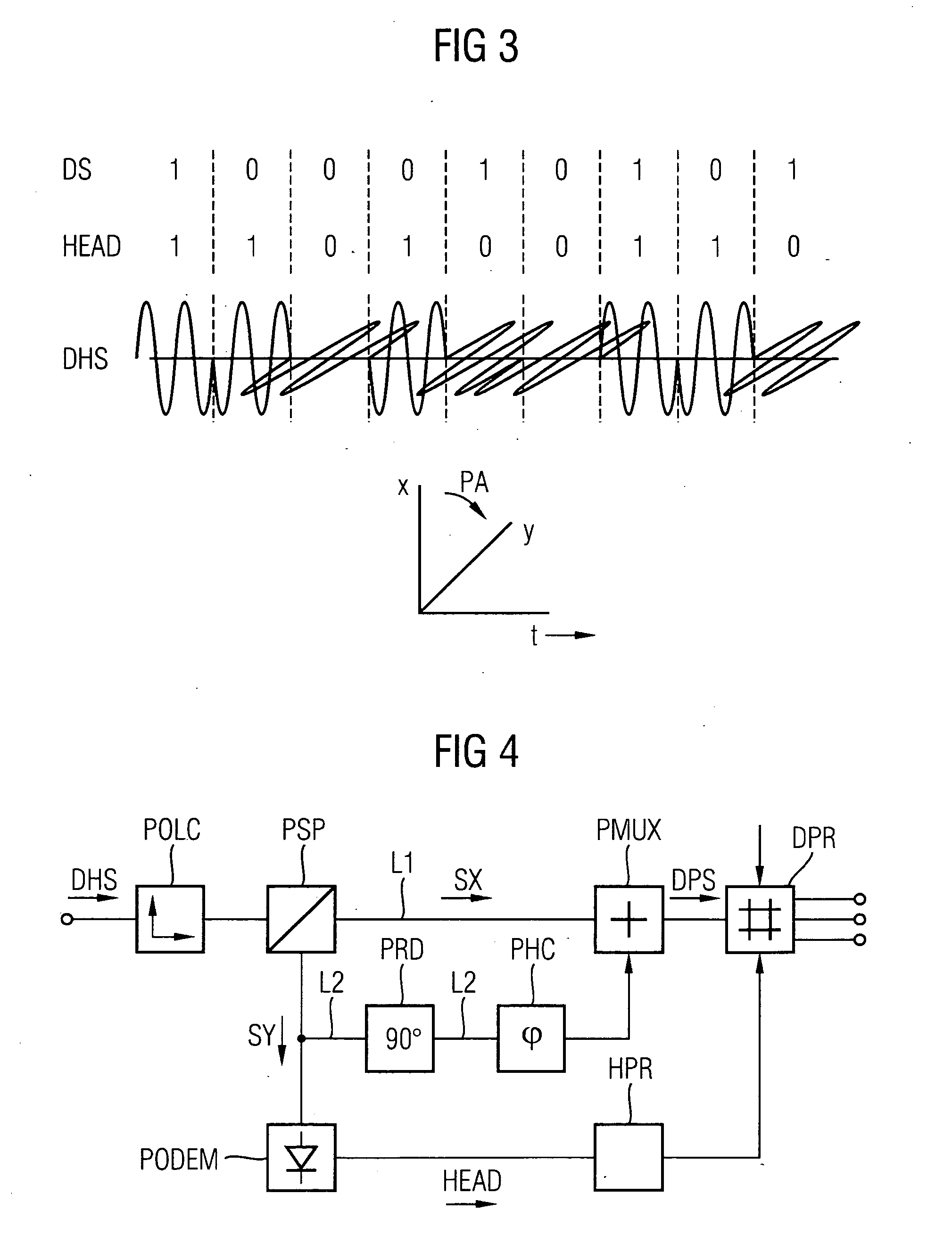 Method for transmitting data signals and additional signals in an optical network
