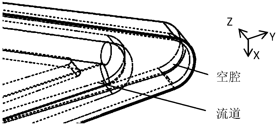 A laser additive manufacturing method for multi-support surface configuration of cavity thin-walled structural parts