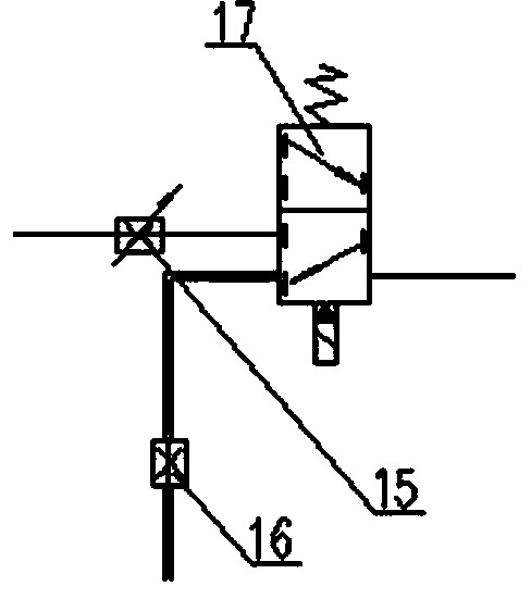 Hydraulic low-pressure pulse experiment method of aircraft